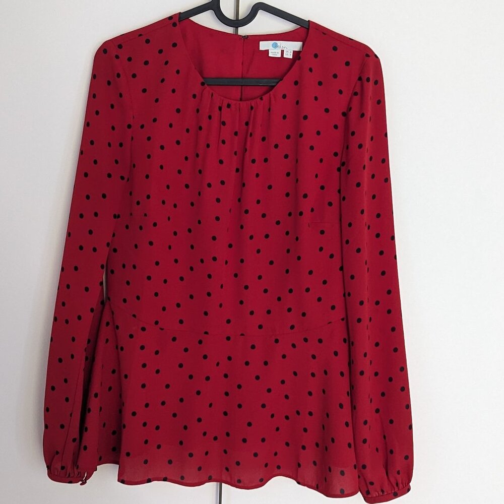 SOLD - Boden peplum blouse
